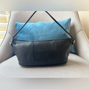 Vintage Gucci Boat bag lizard embossed leather